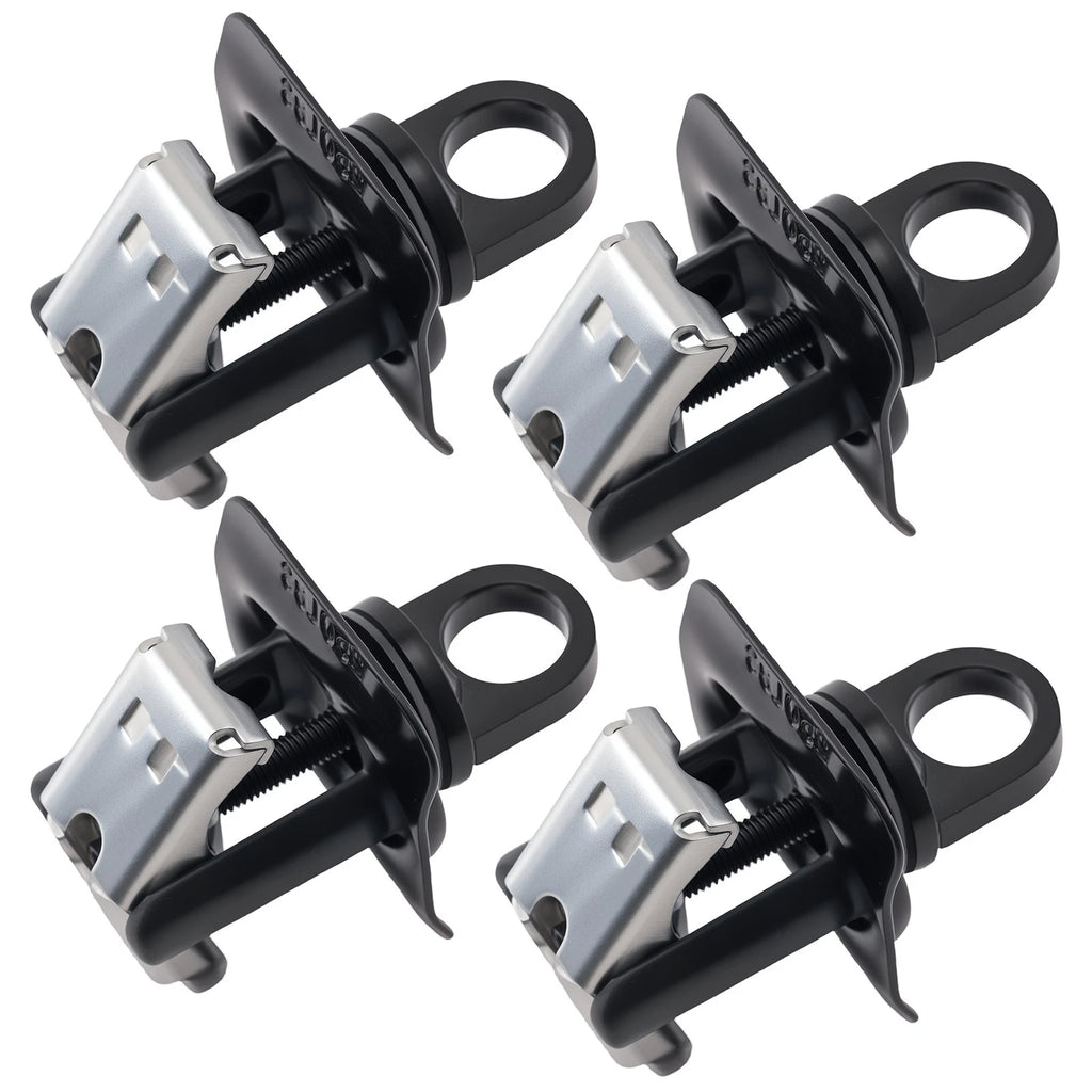 Set of 4 Cargo Anchors for Silverado 2500 HD (2015–2023) 22987602 Black
