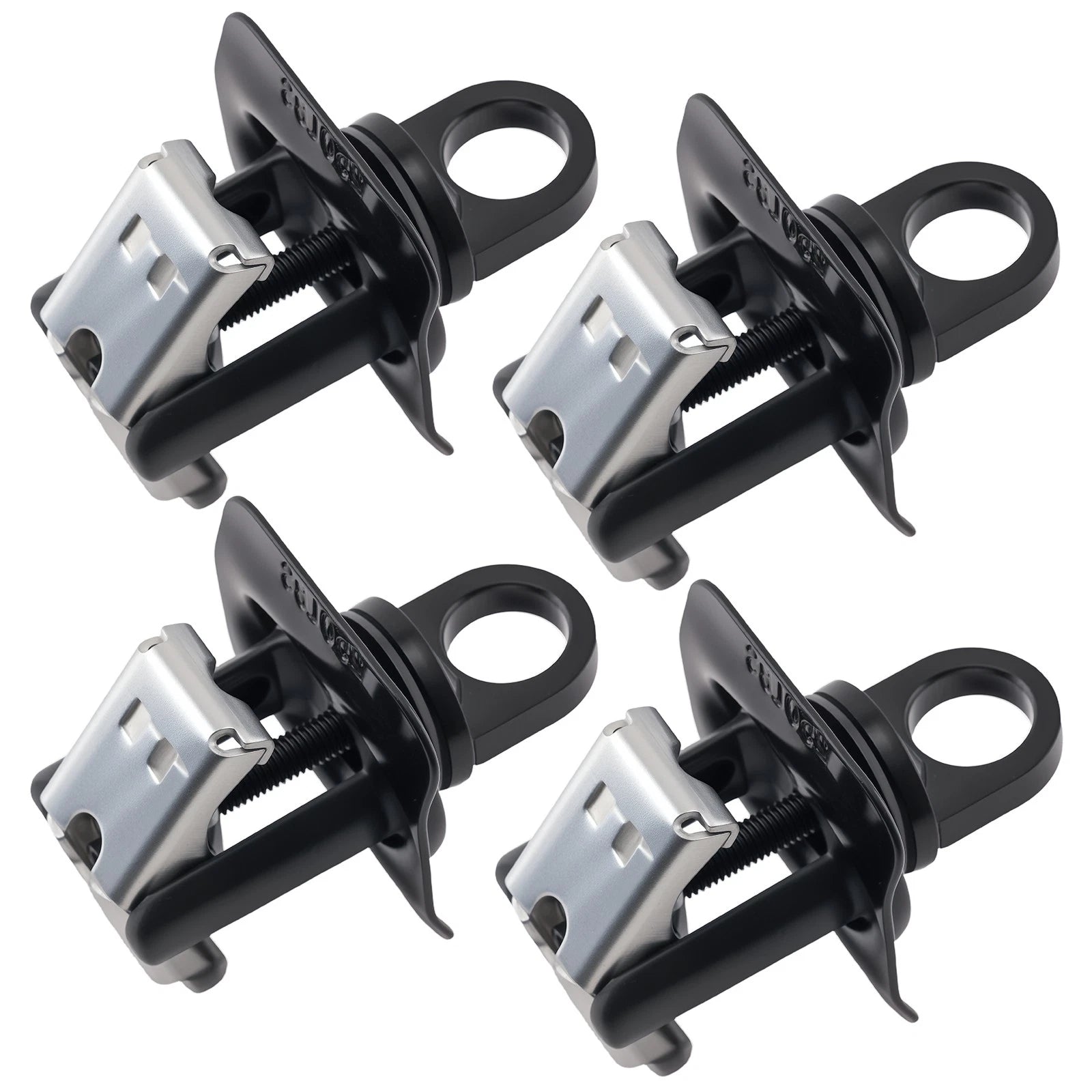 Set of 4 Cargo Anchors for Silverado 2500 HD (2015–2023) 22987602 Black