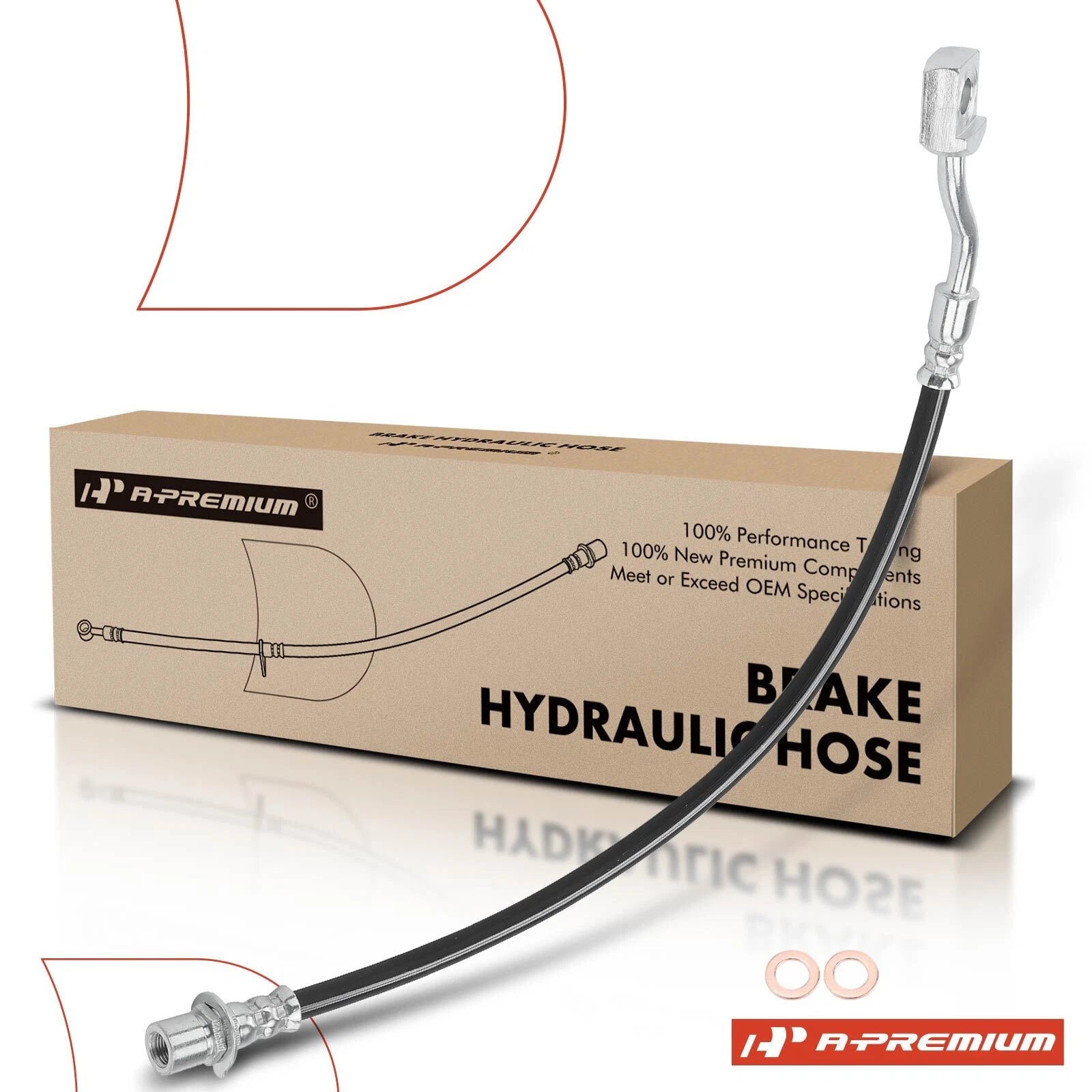 Rear Right Brake Hydraulic Hose for Silverado 2500, Sierra 2500 (2007–2010)