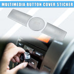 Multimedia Radio Button Cover Sticker for Mercedes-Benz C-Class (2015–2021)