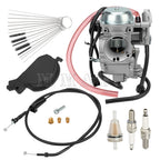 Carburetor for Arctic Cat 400 4x4 (2005–2007) #0470-737, #0470-667 w/ Throttle Cable