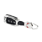 Silver 3-Button Key Fob Case Shell Cover for Audi A8 Quattro (2006-2010)