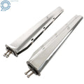 Tapered Stainless Steel Mud Flap Hanger for Semi Truck (30 Inch, 1 1/8 Bolt)