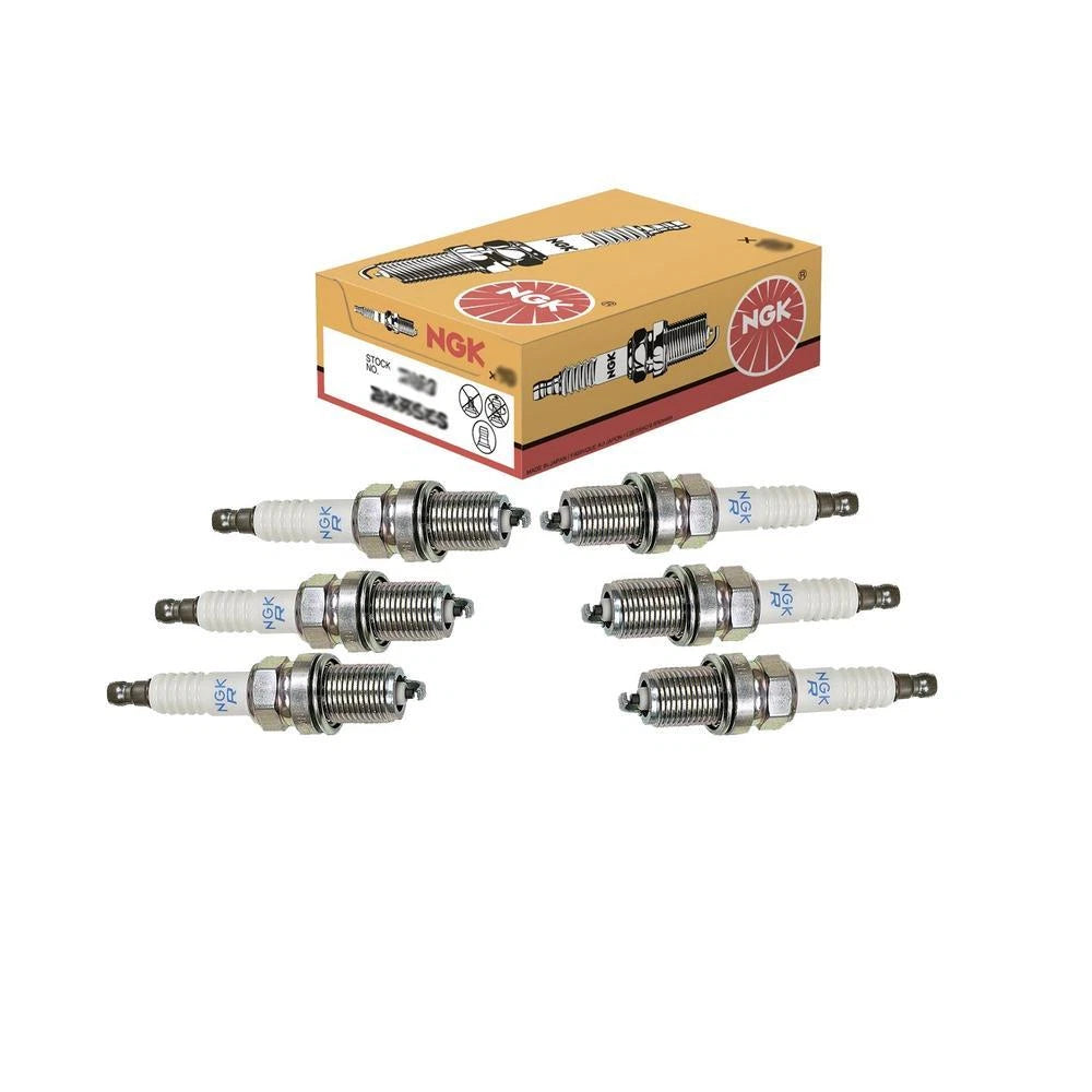 Set of 6 NGK Standard Nickel Spark Plugs for Acura Chevy Audi Dodge Honda (H6 L6 V6)