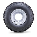 2 Wanda ATV Tires 23X7-10 with 4x156mm PCD 2+3 Offset Silver Wheels (10063)