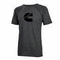 Cummins Motors Mock Twist Raglan T-shirt for Trucks (Dri-Fit, Moisture Wicking)