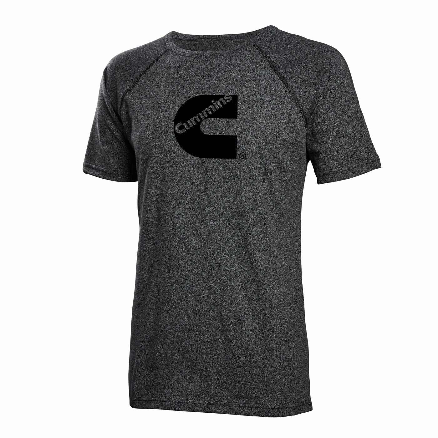 Cummins Motors Mock Twist Raglan T-shirt for Trucks (Dri-Fit, Moisture Wicking)