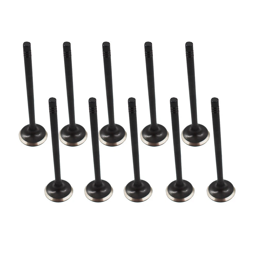 Set of 10 Exhaust Valves for Volvo C30/70 S40/60/70/80 V50/70 XC70 (2006–2016)