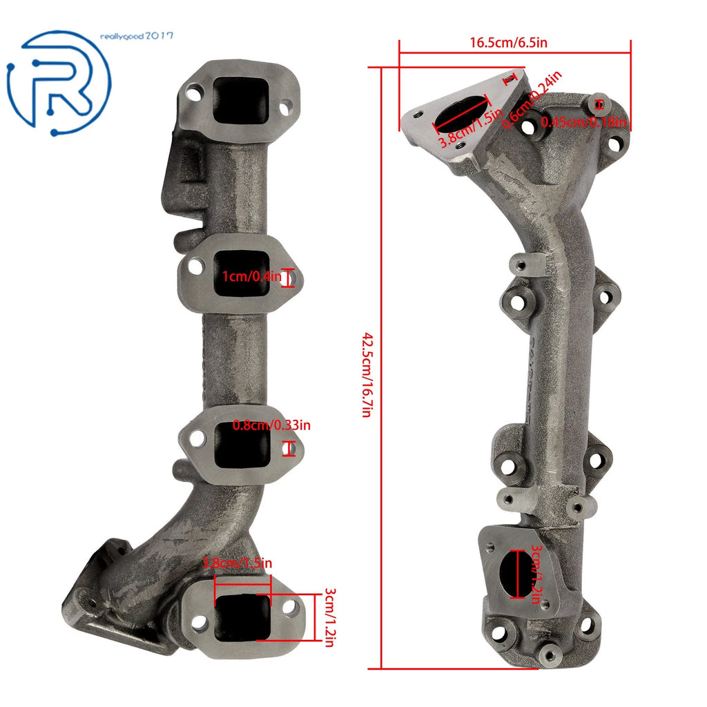 Exhaust Manifold for Ford F250 F350 F450 F550 Super Duty 6.7L (2015–2019) 674-699