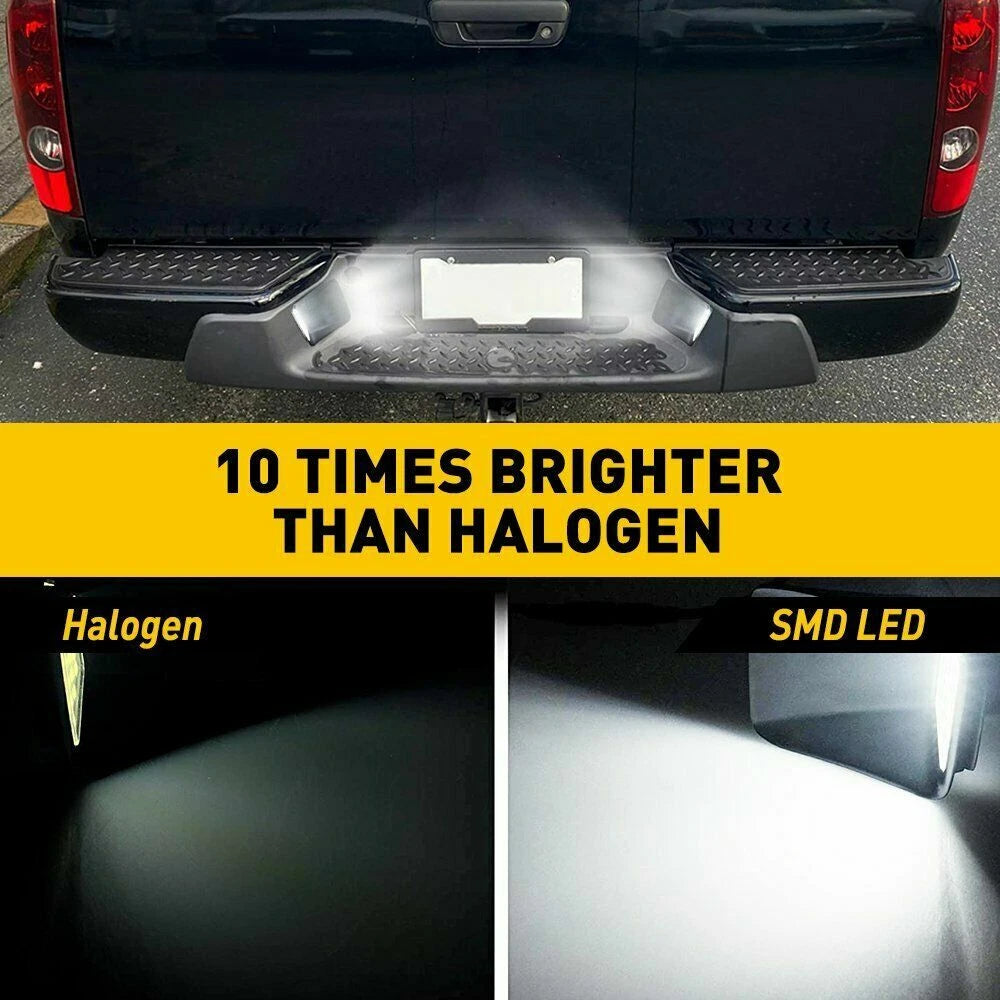 2X LED Rear Bumper License Plate Light for Chevy Colorado GMC Canyon