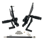 Adjustable Rearsets Foot Pegs Control Kit for Suzuki GSXR1000 (2007–2008)