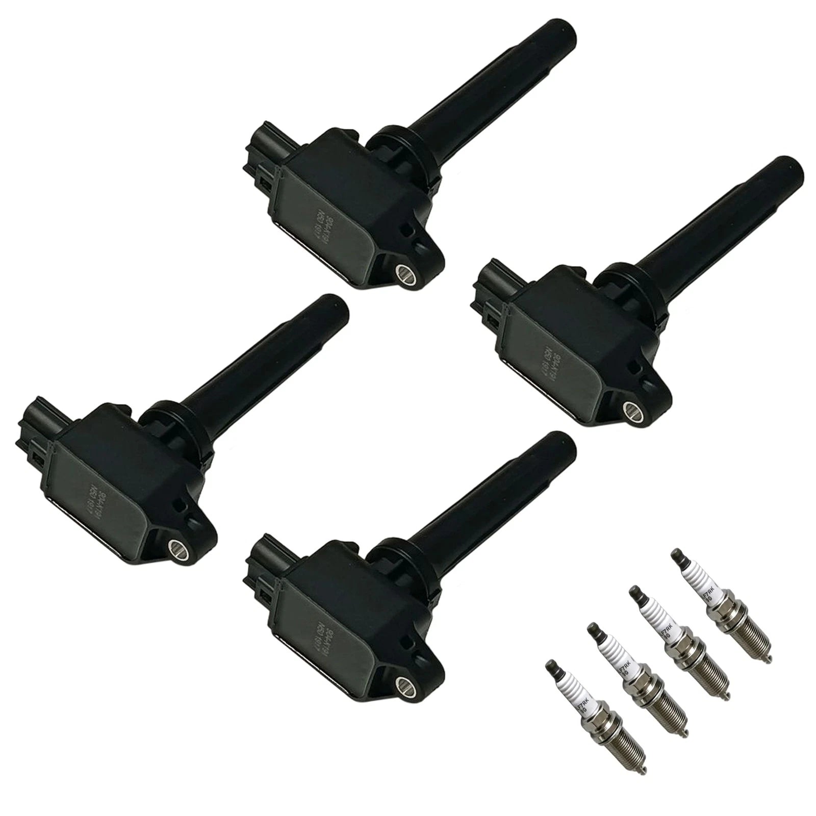 Set of 4 Ignition Coils & Spark Plugs for Toyota Yaris iA 1.5L (2017–2018) UF822