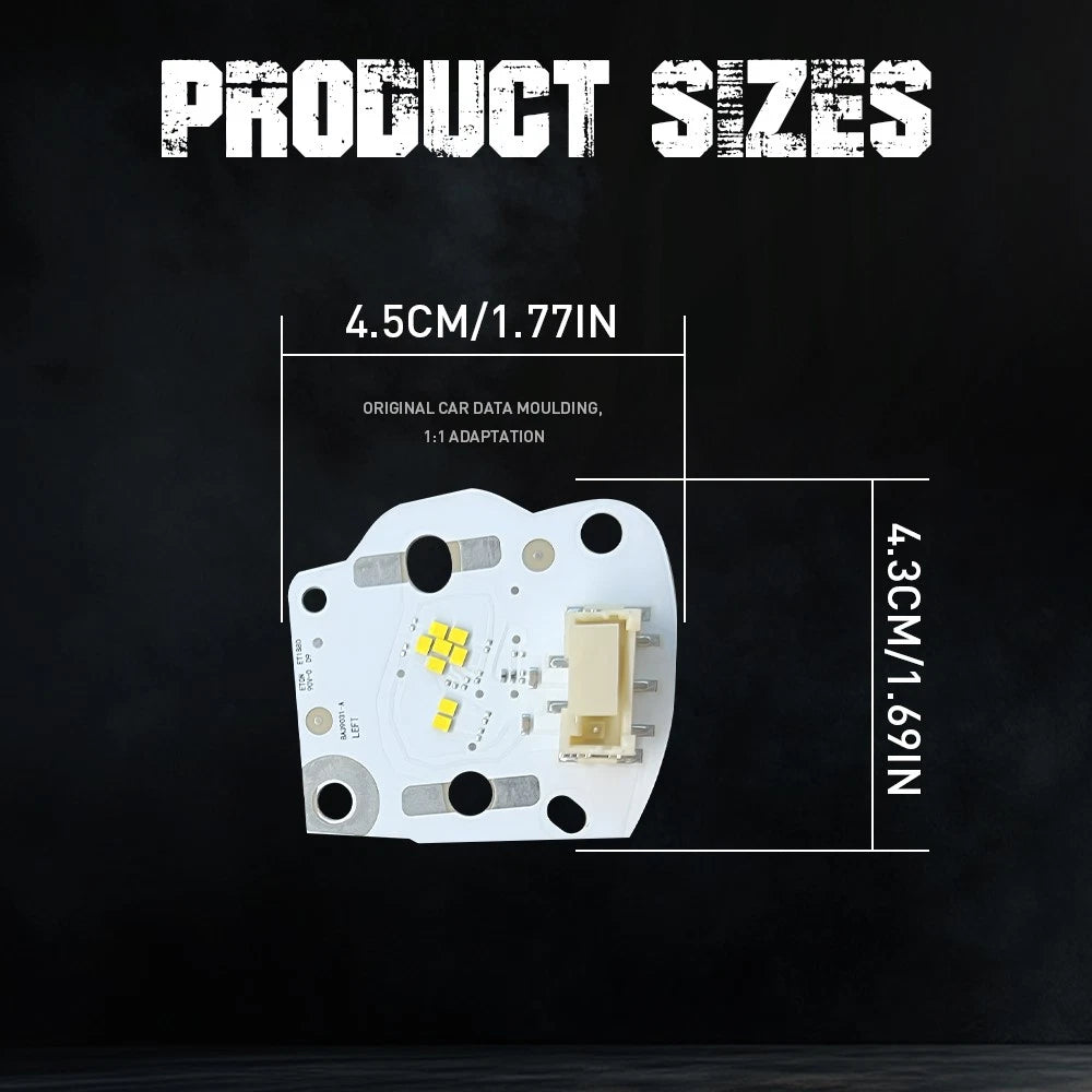 Yellow Angel Eye LED Board for Tesla Model 3 (2024â2025)