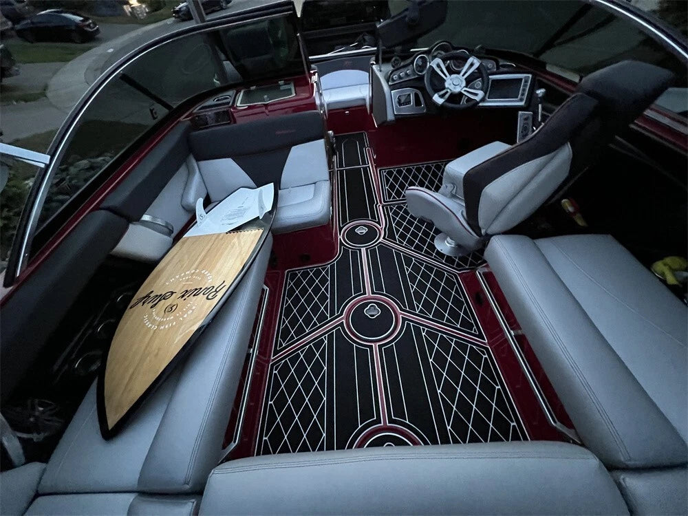 EVA Foam Cockpit Pad for Mastercraft XT20 (2018) - Faux Teak Deck Mat
