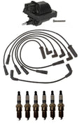 Ignition Wires & Coil with 6 Spark Plugs Kit for Chevy S10 (1994–2004)