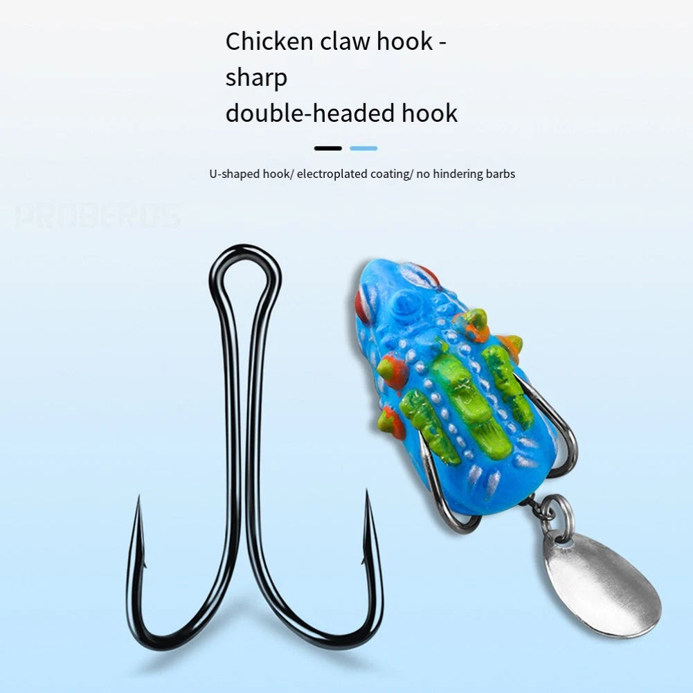 Fishing Bait Set of 5 for Bass Fishing - Easy to Use, 5 Color Options