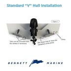 Bennett 6" x 8" Self Leveling Trim Tab System for Marine Boats