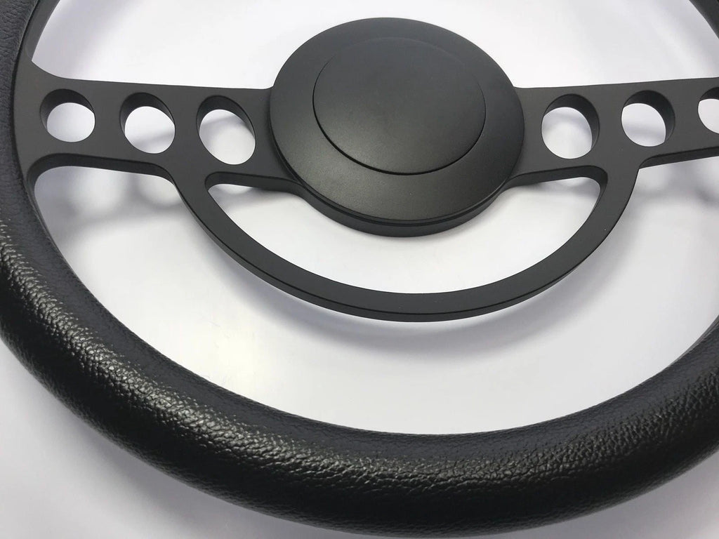 Steering Wheel 14 Inch Billet 9 Hole for Universal Fit (1960–1990)