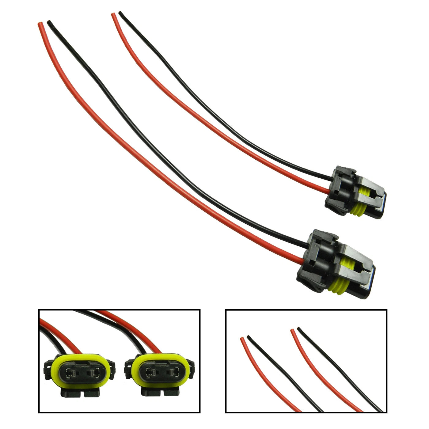 Socket Adapter Wire Harness Extension Plug for Headlight DRL (2000–2006)