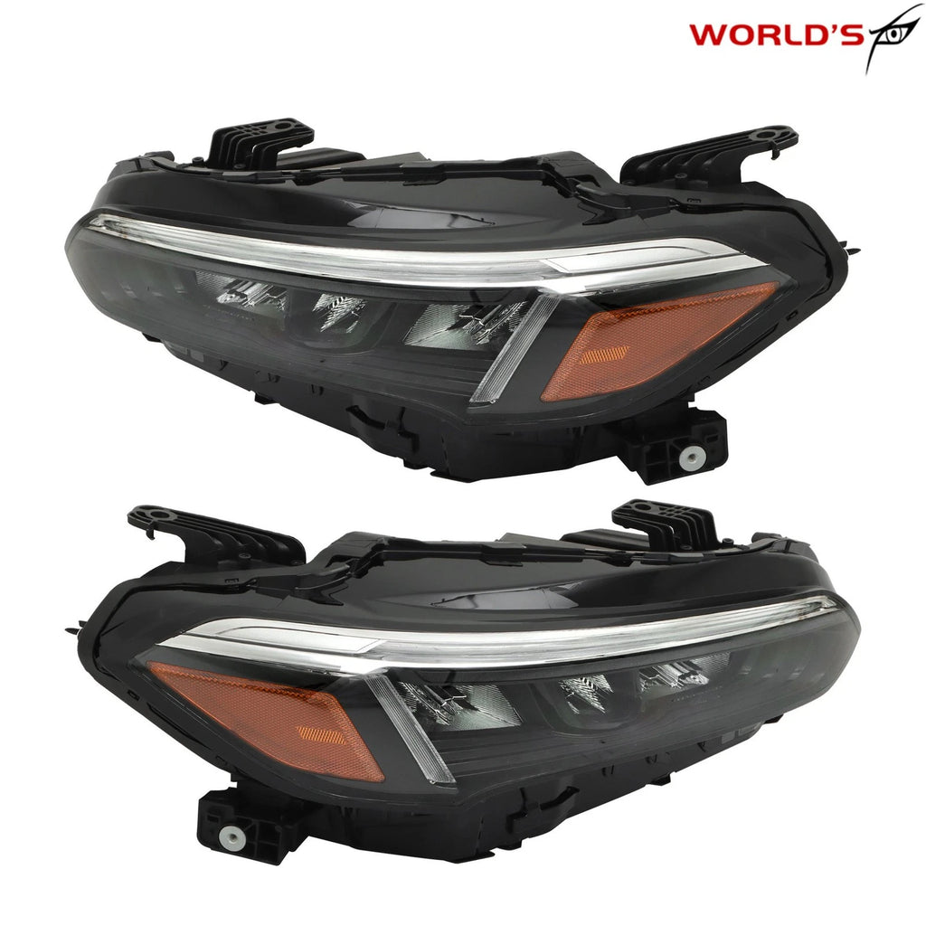 Set of 2 LED Headlamps for Honda Civic Sport/Touring (2022–2023) Black
