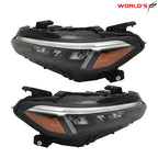Set of 2 LED Headlamps for Honda Civic Sport/Touring (2022–2023) Black