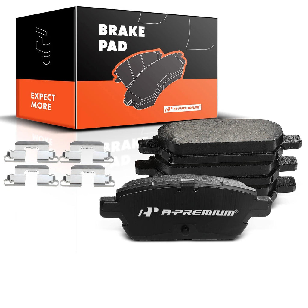 Set of 4 Rear Ceramic Brake Pads for Ford Fusion (2006–2012) Mazda 6 (2006–2013)