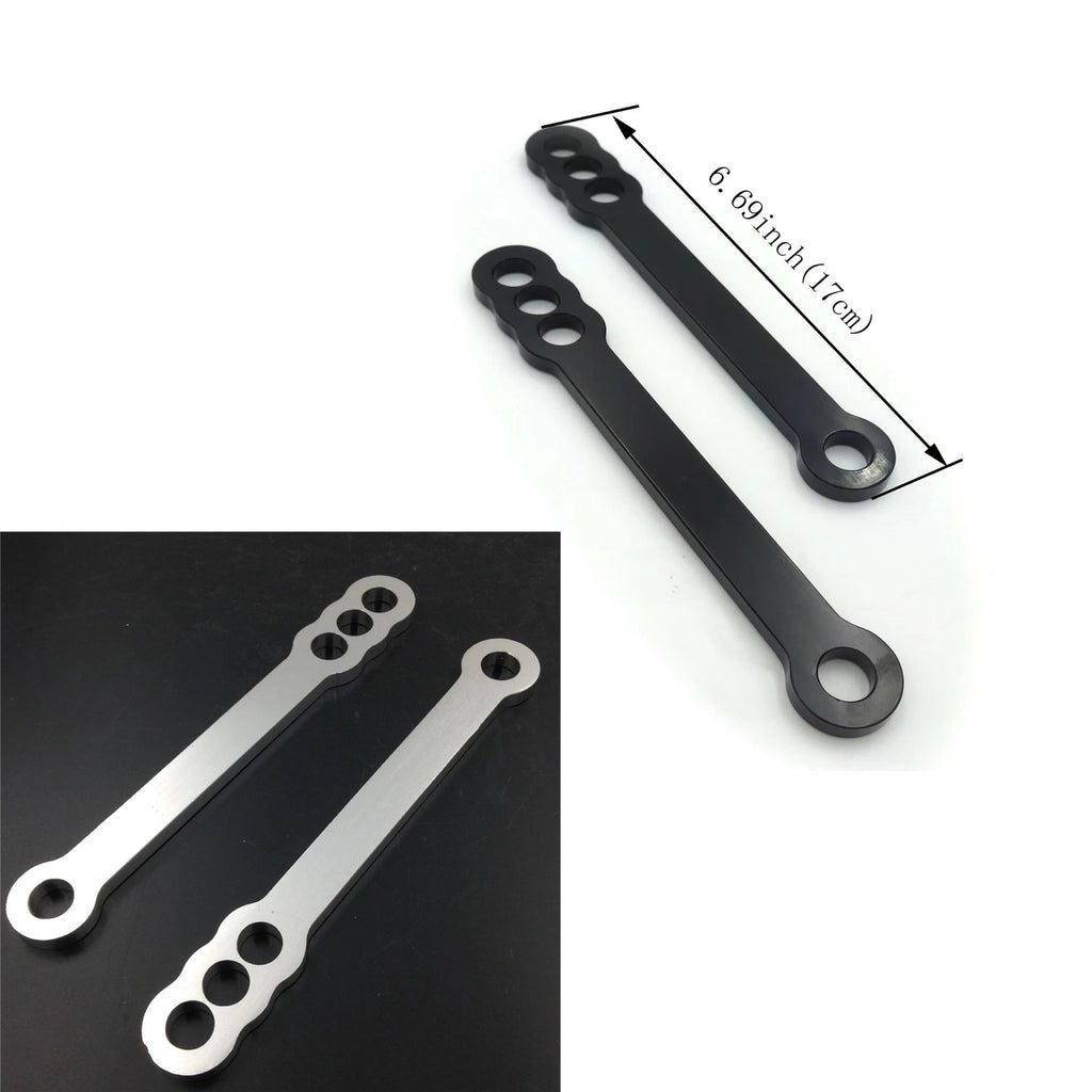 Lowering Links for Suzuki GSXR 1300 Hayabusa (1999–2012) GSX1300R Black Silver