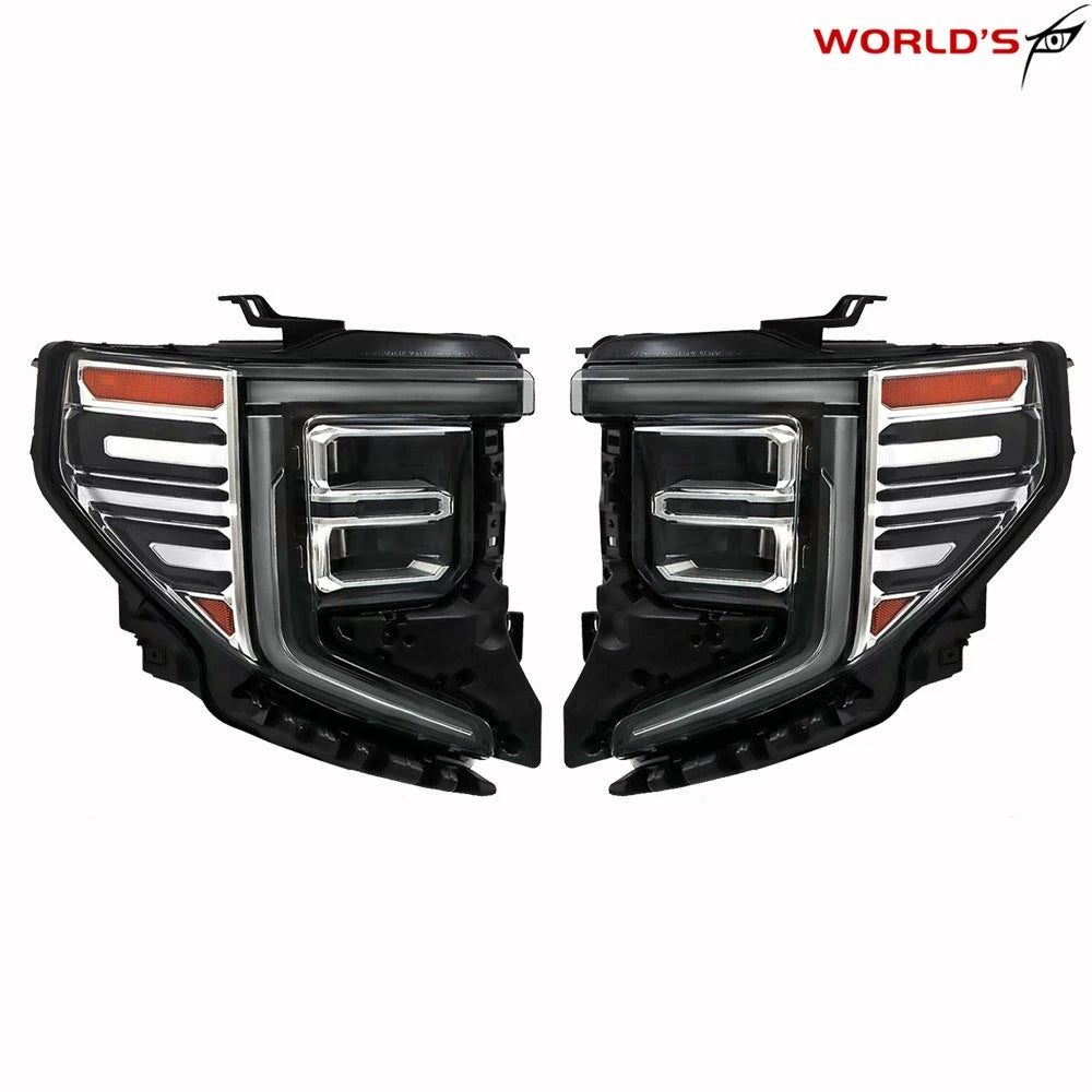 LED Headlights for GMC Sierra 1500 SLT/Denali (2022–2024) Left + Right