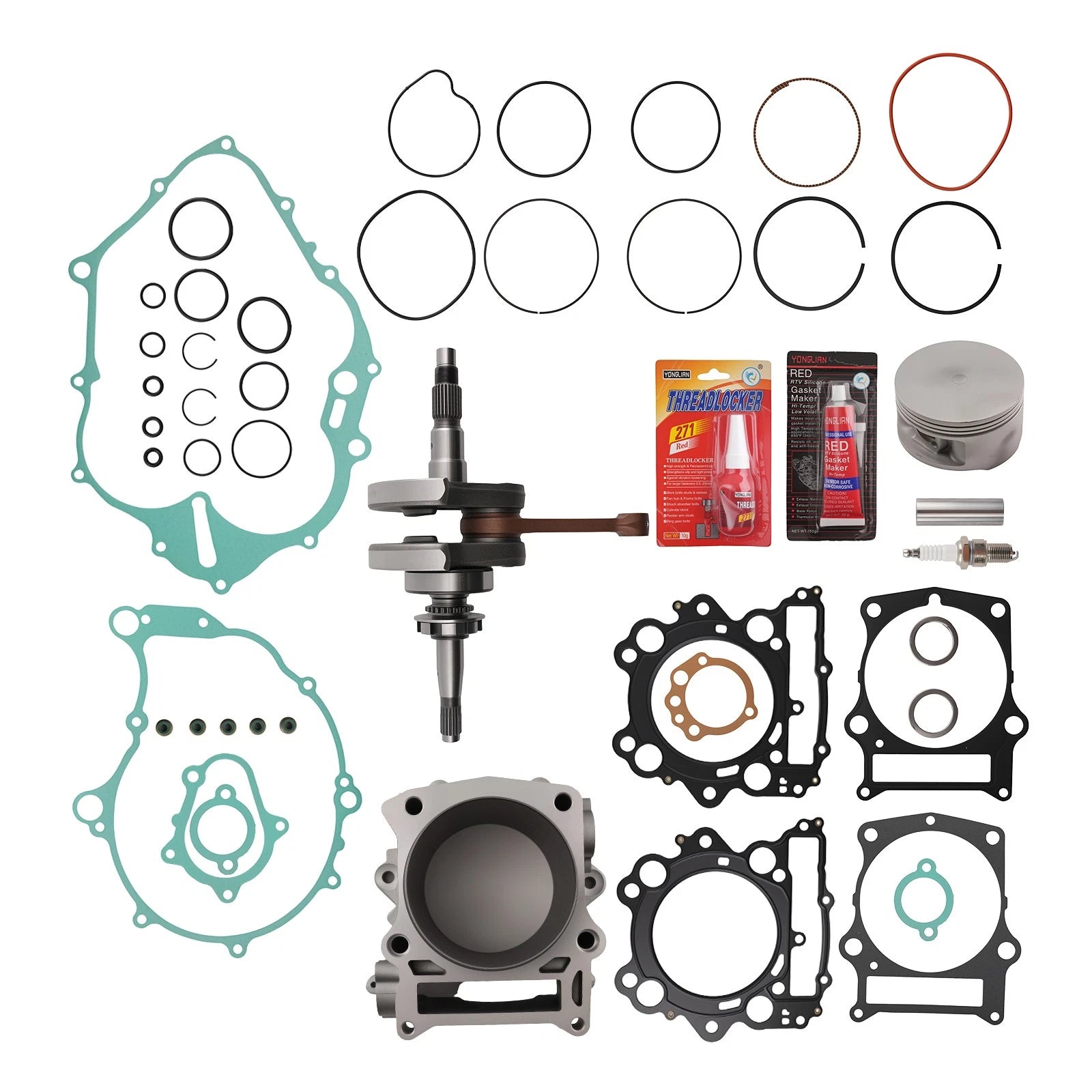 Crankshaft Piston & Gasket Repair Kit for Yamaha Grizzly 660 (2002–2008)