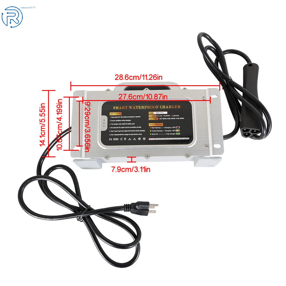 15 AMP Battery Charger for EZGO RXV & TXT (2008–2023)