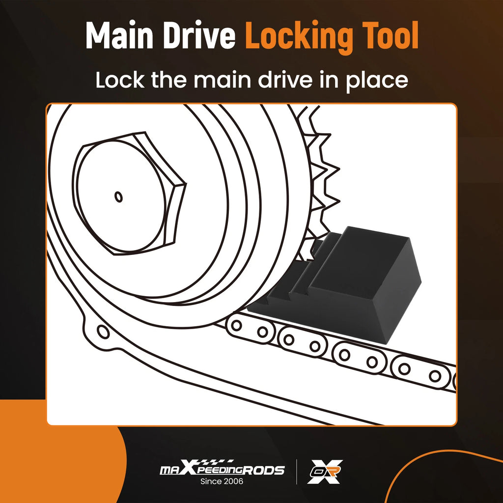 Mainshaft Sprocket Wrench & Primary Drive Lock Tool for Harley Davidson Big Twin