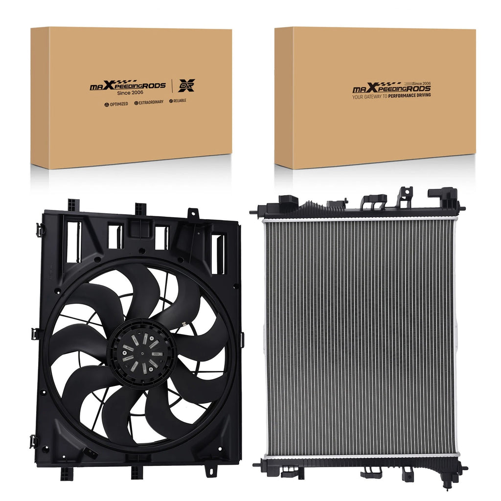 Radiator and Cooling Fan Kit for GMC Terrain, Chevy Equinox (2018-2019)