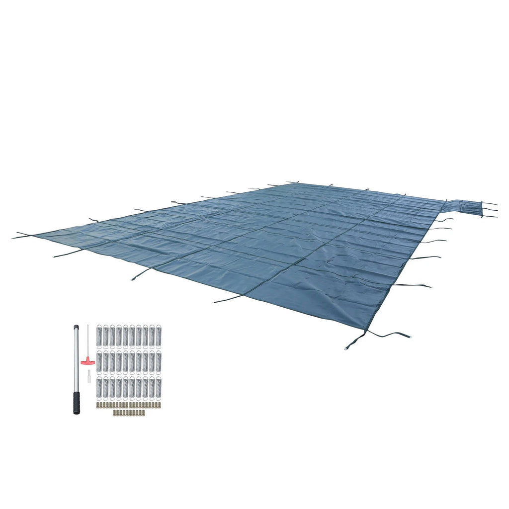 Pool Cover Safety for Rectangle Swimming Pool (20x40 Ft)