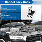 Hood Latch Assembly for Honda Fit Hatchback (2009–2012) No. 74120TF0G01/74120-TF0-G01