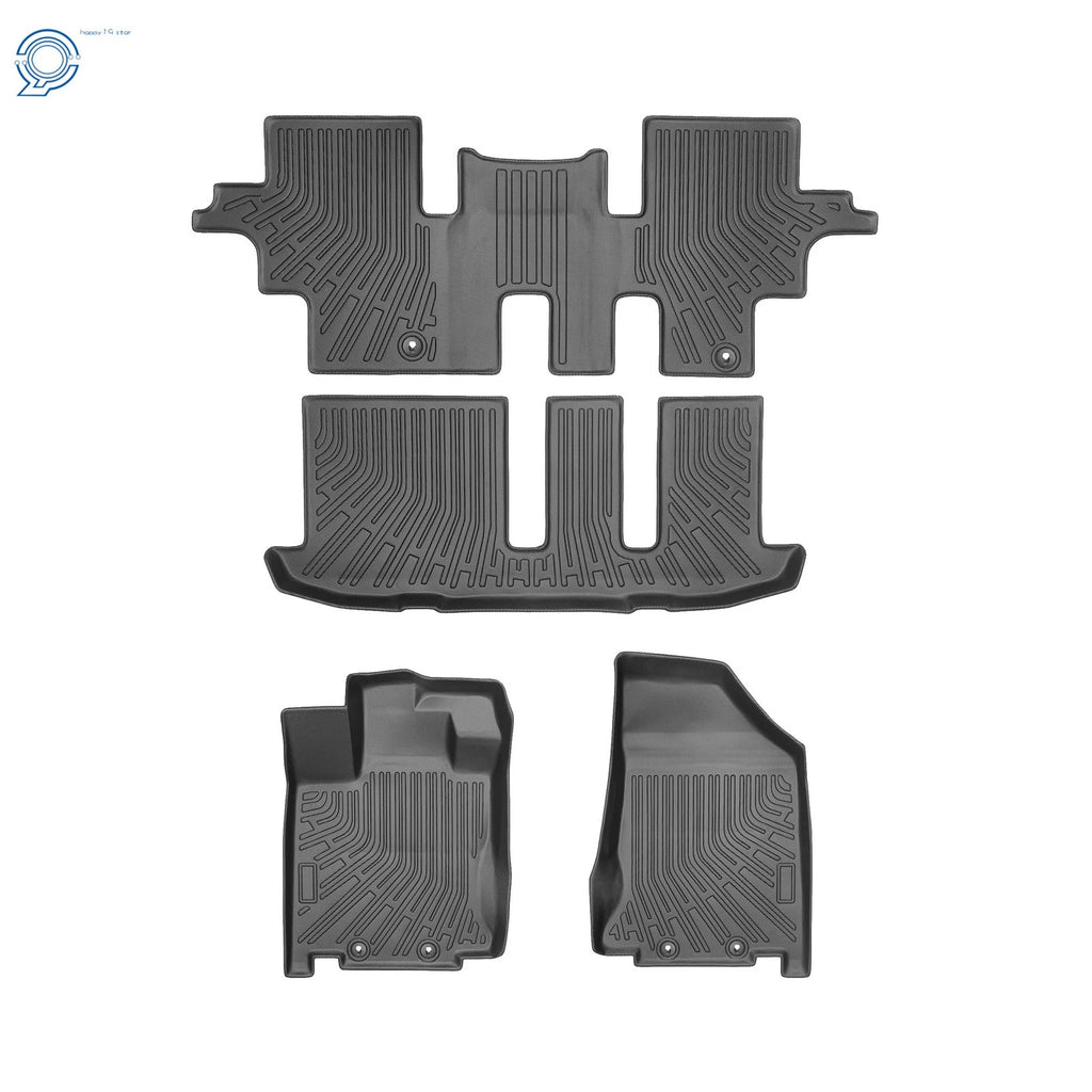 Set of 4 TPE Floor Mats for Nissan Pathfinder (2013–2020) Infiniti QX60 (2014–2020)