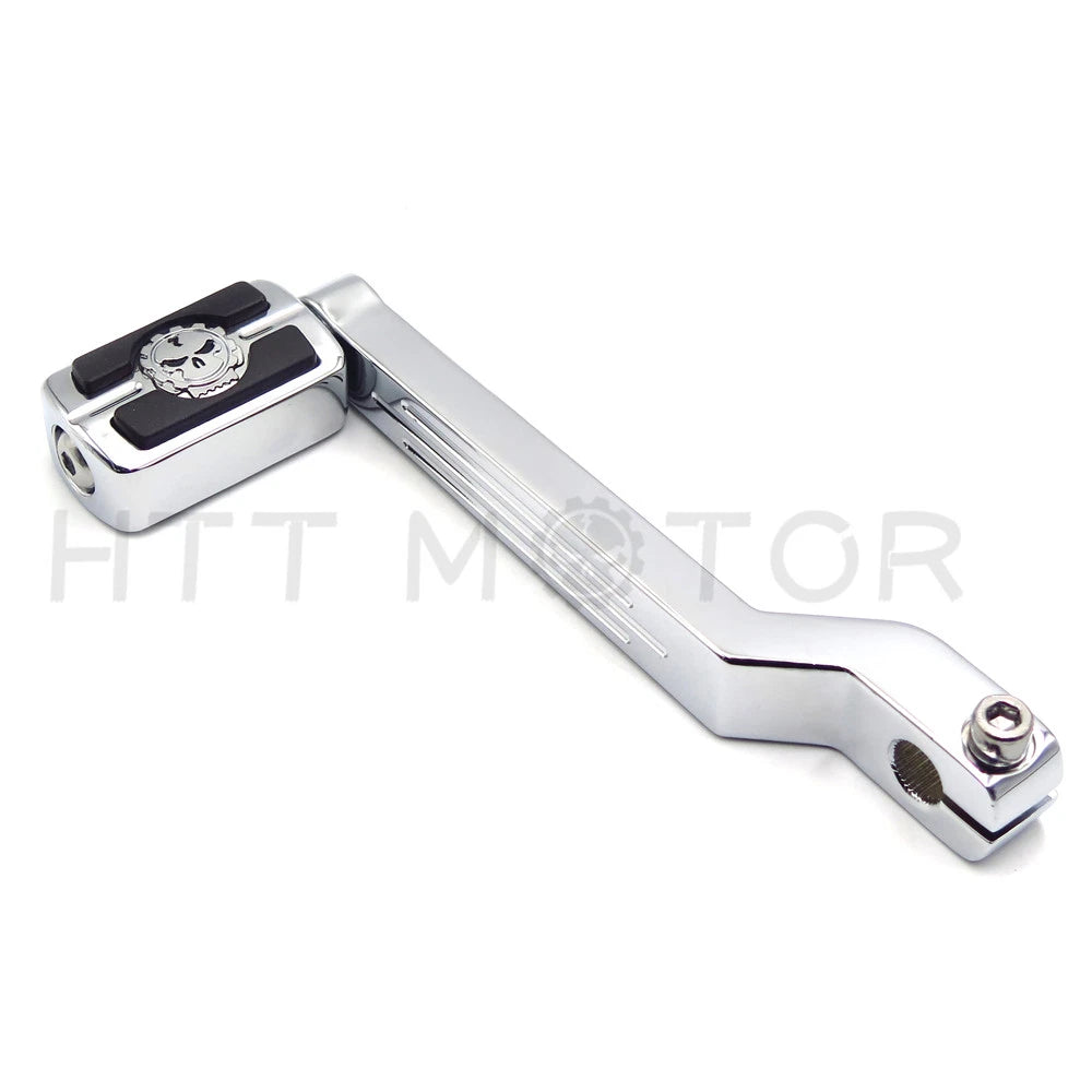 Chrome Billet Slotted Toe Shift Lever Arm for Harley Big Twin (1986–2016)
