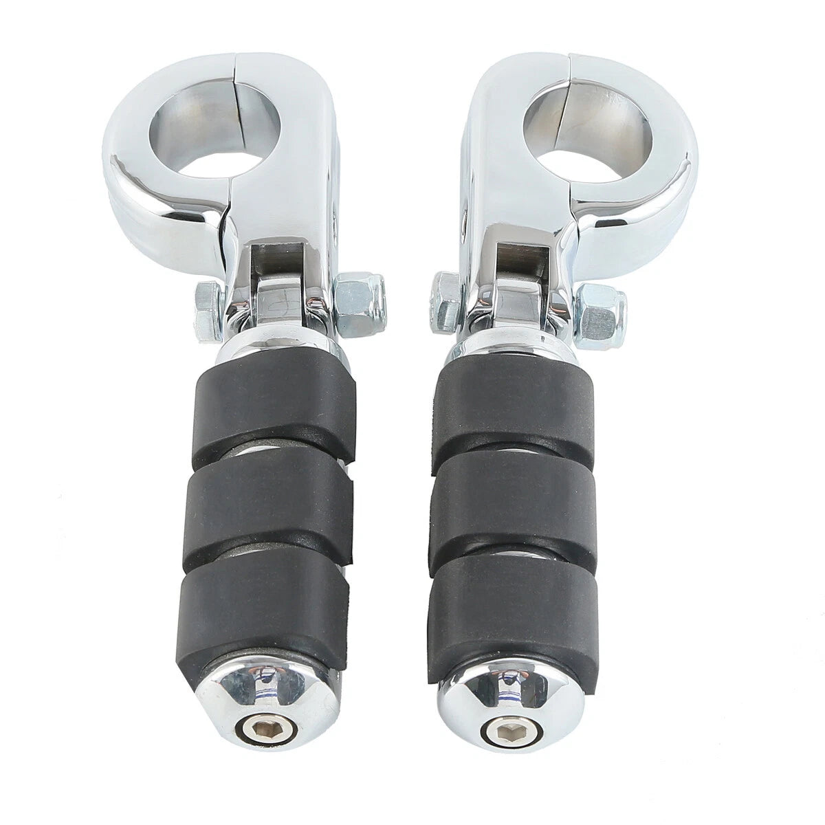 1 1/4" Engine Guards Highway Foot Pegs for Harley Road Electra Glide