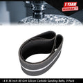Set of 4 36 Inch Silicon Carbide Sanding Belts