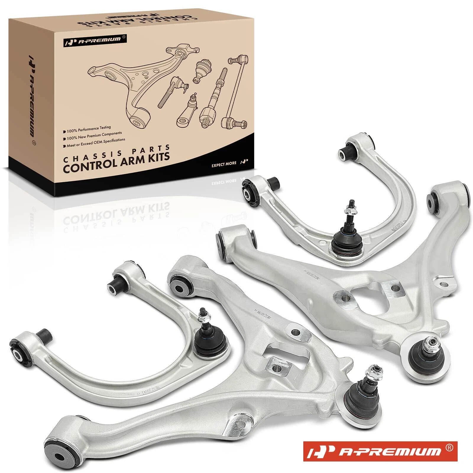 Set of 4 Control Arm and Ball Joint Assembly for Ford Bronco 