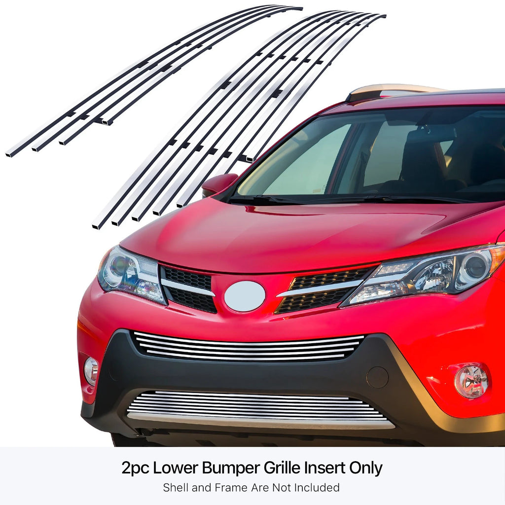 Stainless Steel Chrome Billet Grille Insert for Toyota RAV4 (2013-2015)