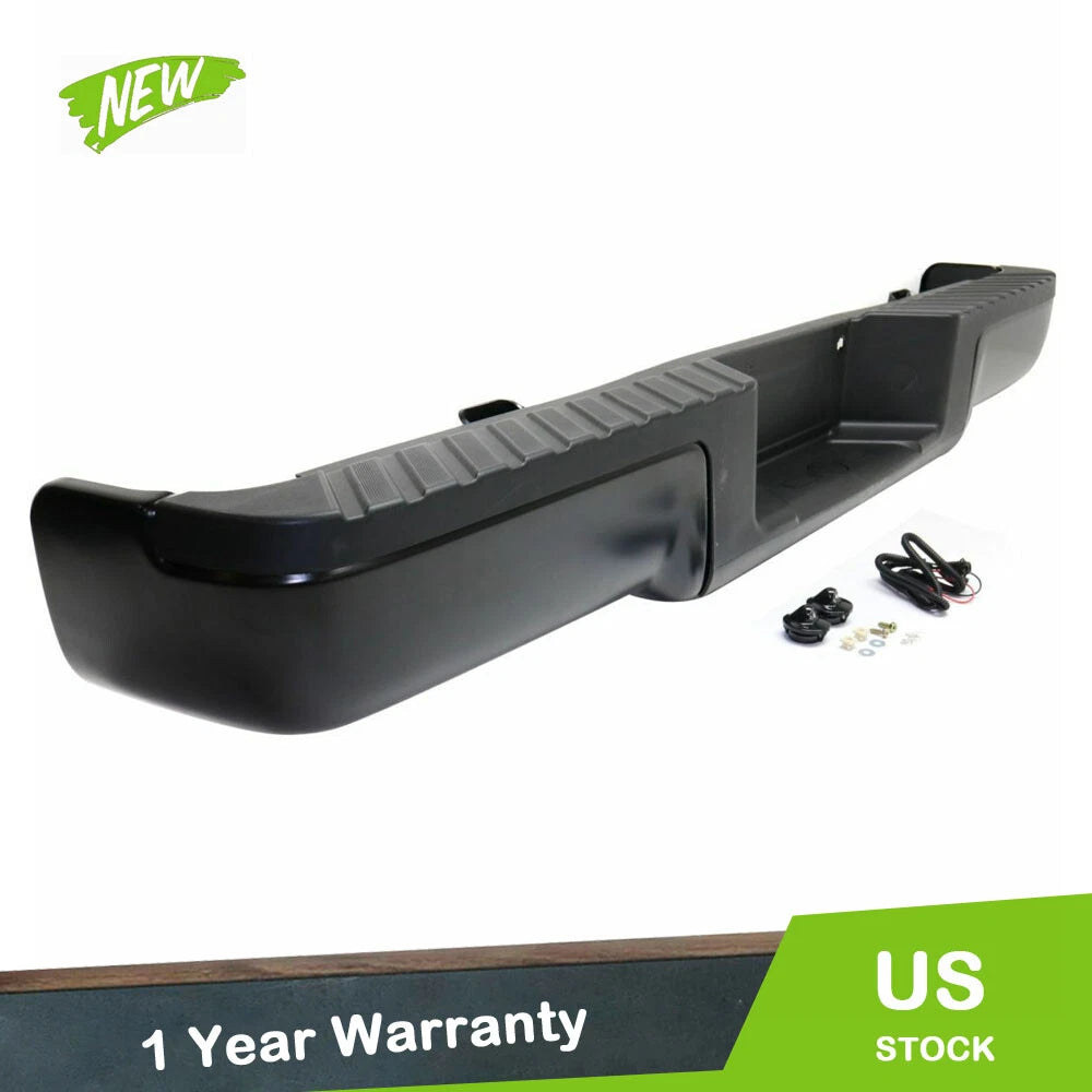 Complete Rear Steel Bumper Assembly for Ford F150 (2009–2014)