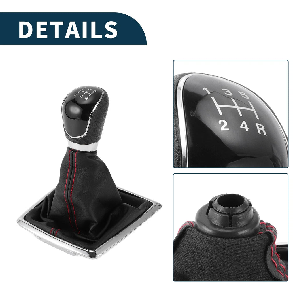 5 Speed Manual Gear Shifter Knob with Cover for Ford Focus MK2 (2006–2011)