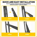 Set of 2 Rear Windshield Wiper Blade Arms for Fiat 500 (2012–2019) 68079870AA EXV