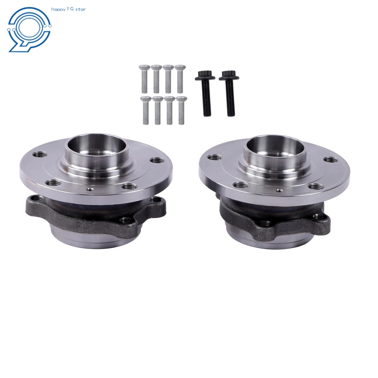 2X Front Wheel Hub & Bearing Assembly for Volkswagen Passat Jetta Tiguan
