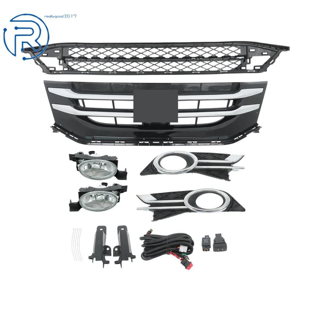 Upper Lower Grille & Fog Light Package for Honda Odyssey (2015-2017)