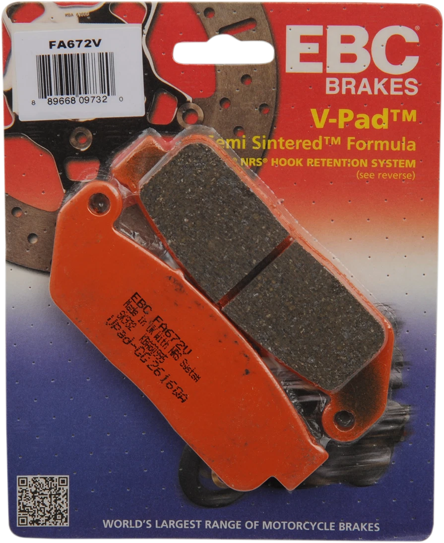 EBC Brake Pads FA672V for