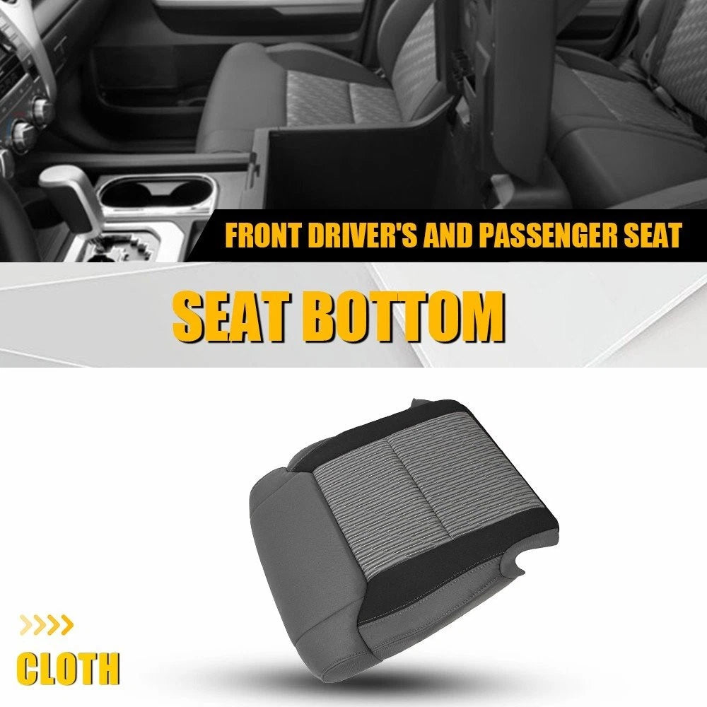 Set of 2 Front Left Right Bottom Cloth Seat Covers for Toyota TRD V8 (2014–2021)