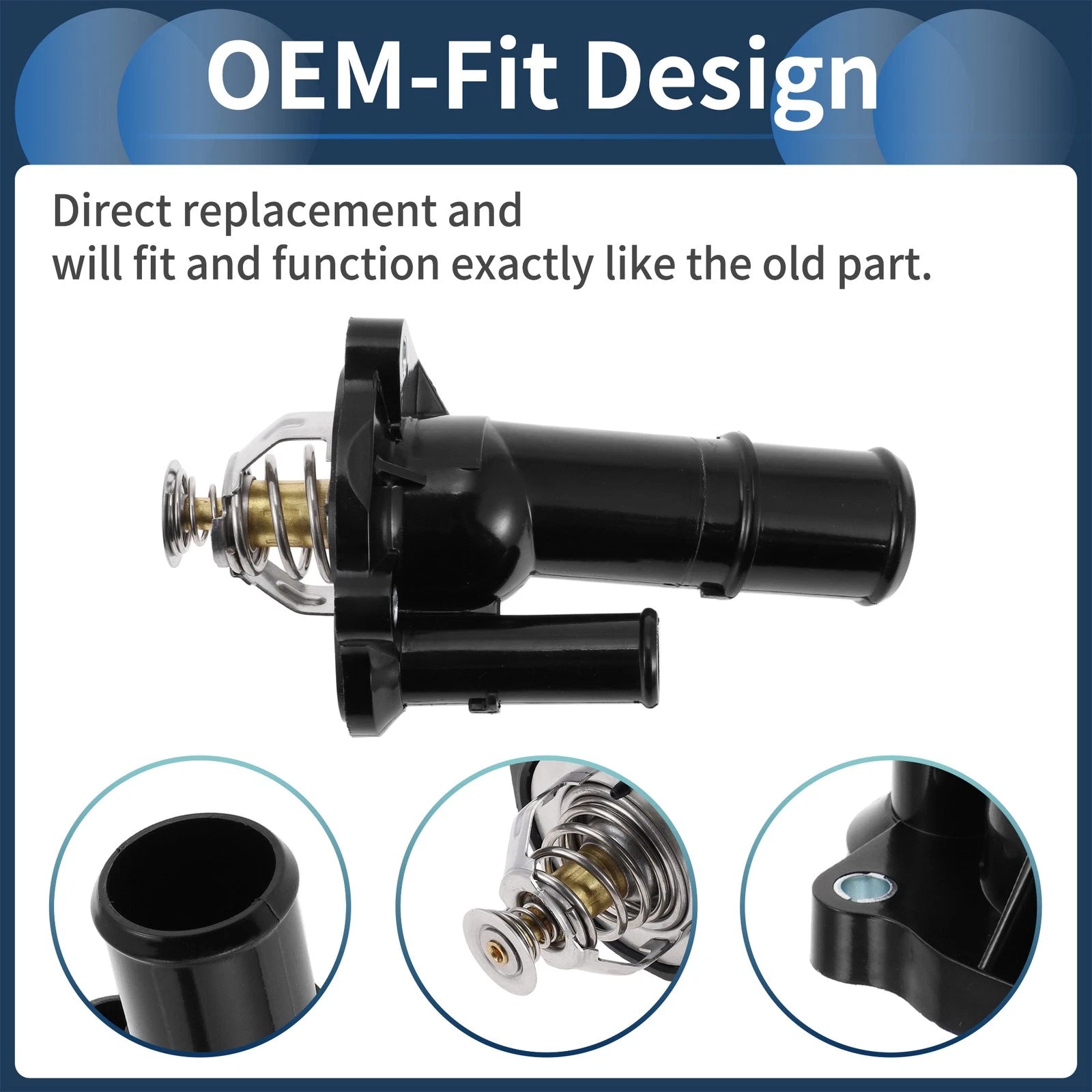 Engine Coolant Thermostat Housing Assembly for Mazda 3 S Hatchback (2007–2013)