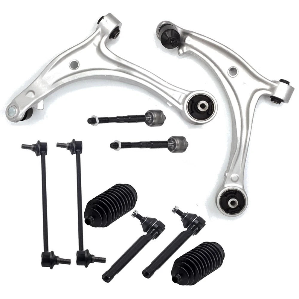 10pc Lower Aluminum Control Arm Suspension Kit for Honda Odyssey (2005–2010)