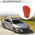 1 Pc Gear Shift Knob Cover Red Silicone for Honda Accord (2018–2022)